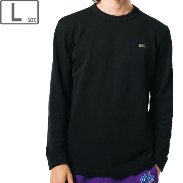 LACOSTE ラコステ 【メンズ】クラシックフィット ロングスリーブTシャツ 【ブラック】【Lサイズ】 TH7019-99