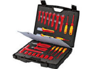 KNIPEX(クニペックス)  絶縁工具セット 26点セット 989912 wyw801m Amazon.co.jp: KNIPEX クニペックス 26点組 絶縁工具セット 989912