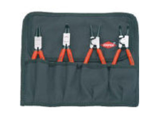 KNIPEX クニペックス 4本組 スナップリングプライヤー 001956