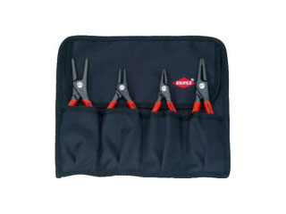 KNIPEX クニペックス 4本組 スナップリングプライヤー 001957