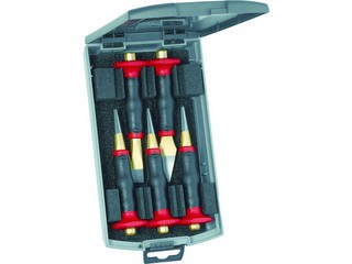 RENNSTEIG/レンシュタイクヴェルクツォイゲ ハンドガード付チゼル5点セット プラスチックボックス 421-102-0の通販は