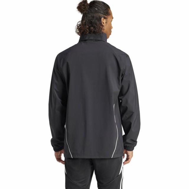 アディダス adidas 【メンズ】 サッカー TIRO 24 レインジャケット HAR66 【ブラック/ホワイト】【Sサイズ】の通販は