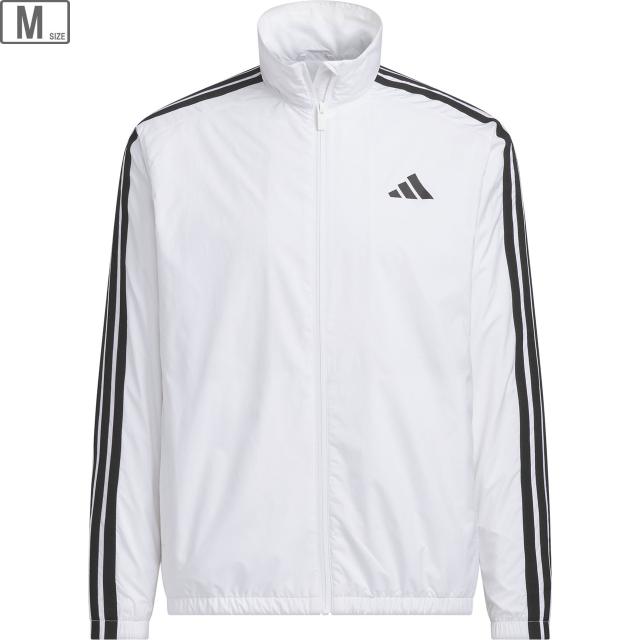 adidas アディダス 【メンズ】マストハブ スリーストライプス ウインドジャケット HY034 【ホワイト】【J/Mサイズ】