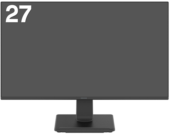 GREEN HOUSE グリーンハウス フルHD対応 27型液晶ディスプレイ/HDMI D-Sub DisplayPort/ブラック/スピーカー GH-LCW27D-BK