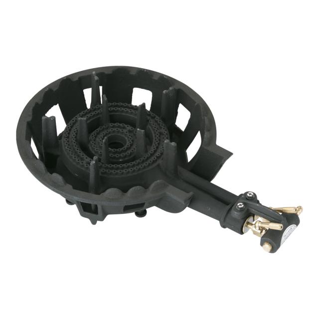 DAIEI 大栄産業 鋳物コンロ　ＤＥ−２１Ｊ（二重） ＳL　パイロット無　LＰガス