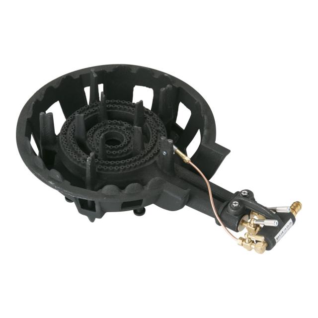 DAIEI 大栄産業 鋳物コンロ　ＤＥ−２１Ｊ（二重） ＰＳＣ　Ｐ付　１２・１３Ａ