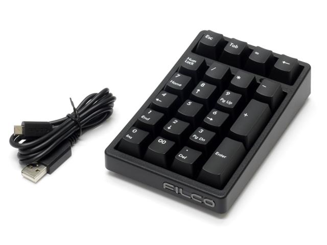 ダイヤテック FILCO Majestouch TenKeyPad 2 Professional PBT CHERRY 茶軸 USB 2色成形キーキャップ搭載の通販は