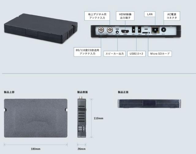 エスケイネット 施設用テレビチューナーBOX SK-VOGTVの通販はau PAY