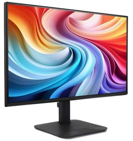 Acer エイサー フルHD対応 23.8型液晶ディスプレイ (HDMI、ミニD-Sub/黒/スピーカー/IPS/非光沢/1ms/144Hz) KA240YP6bmix_1