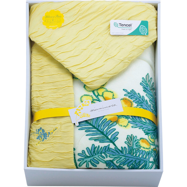 ミアミモザ リバーシブル肌布団(ピローケース付) クリーム MMC51202Cの通販は 7,764円