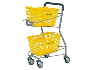 トーエイライト TOEI LIGHT 【時間帯指定不可】テニスボールキャリー（カゴ付）　B2551