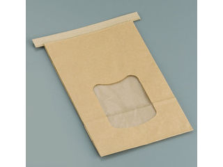 mizuno 水野産業 クラフト窓付きティンタイ袋（ワイヤー付）／Ｌ（４００枚入）　の通販は