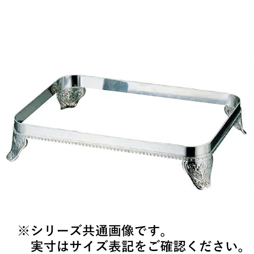 Sampo 三宝産業 YUKIWA UK18-8 E型角ビュッフェスタンド 30インチ用