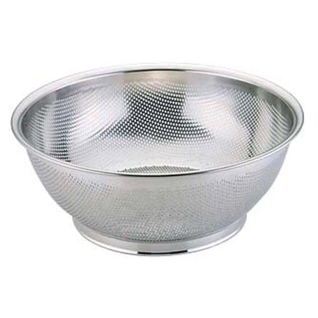 Sampo 三宝産業 エコクリーン　１８−８パンチング浅型ざる／３５ｃｍ　ＵＫ