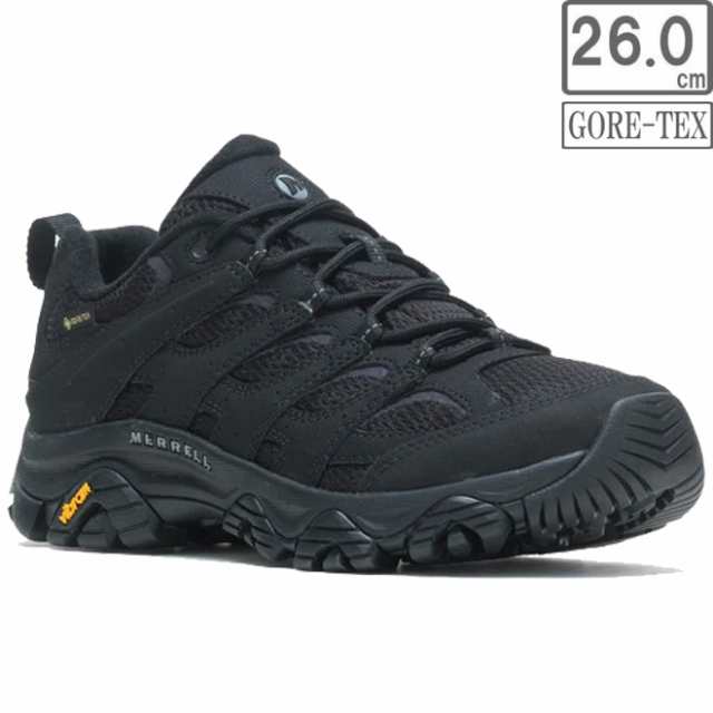 MERRELL メレル 【メンズ】モアブ 3 シンセティック ゴアテックス【トリプルブラック】【26.0cm】 M500239