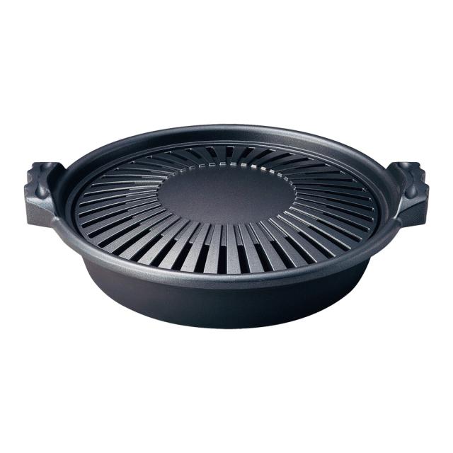 MIN マイン アルミ合金　焼しゃぶ鍋（フッ素コート）／Ｍ１１−０８５