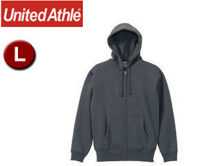 United Athle/ユナイテッドアスレ 10.0オンス T/Cスウェット フルジップパーカ（裏起毛）アダルト 【L】 （セメント）
