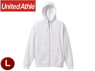 United Athle/ユナイテッドアスレ 521301  10.0オンス スウェットフルジップパーカ（パイル） 【L】 (ホワイト)の通販は 5,929円