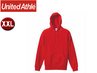 United Athle/ユナイテッドアスレ 10.0オンス スウェットプルオーバーパーカ（パイル） 【XXL】 （レッド）