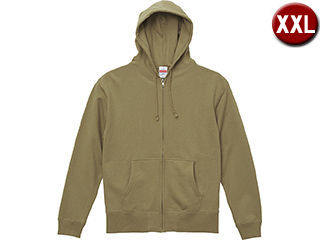 United Athle/ユナイテッドアスレ 10.0オンス スウェット フルジップ パーカ XXLサイズ (サンドカーキ) 521301X-537の通販は 7,095円