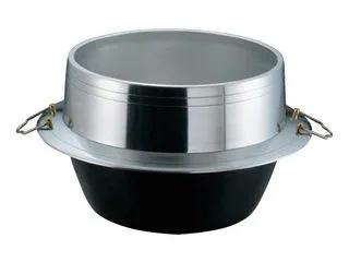 NAKAO 中尾アルミ製作所 アルミイモノ　豊年釜（カン付）３４cm