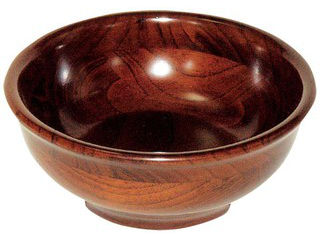 SONOBE 薗部産業 ケヤキカラー　ＫＣ型　サラダボール　ＫＣ−３０　ナツメ材