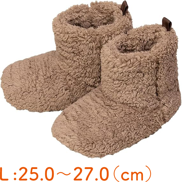 alphax アルファックス 512219 極暖洗えるルームシューズL【25〜27cm