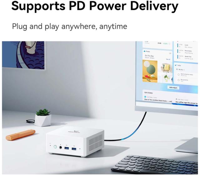 MINISFORUM ミニスフォーラム Intel Core i7-13620H Processor搭載 高性能ミニPC UN1360W シルバー UN1360W-32/1T-W11pro(13620H)_7