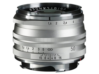 COSINA コシナ NOKTON Vintage Line 50mm F1.5 Aspherical II MC VM シルバー ノクトン