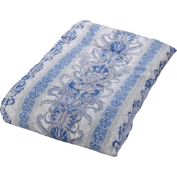 日本製 ウール10%入り肌掛けふとん ブルー CHF-100の通販は