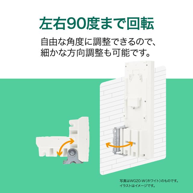 サン電子 WG26B-K-EC 地デジ用UHF平面アンテナ ブースタ内蔵型 26素子 水平偏波用 ブラック
