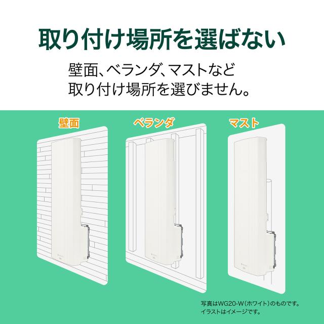 サン電子 WG26B-K-EC 地デジ用UHF平面アンテナ ブースタ内蔵型 26素子 水平偏波用 ブラック