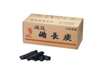 山大燃料工業 備後　備長炭(広島) 切割中