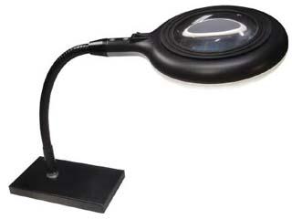 NOGA ノガ ノガLEDスタンド 拡大鏡付LEDドーナッツスタンド LED6400
