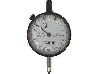 BAKER/ベイカーゲージインディア 高精度ダイヤルゲージ タイプK17S 0.001mm BGK17Sの通販は