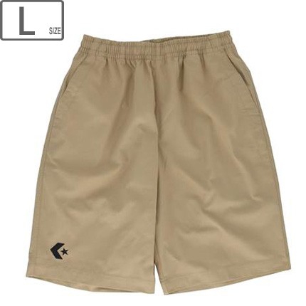 CONVERSE コンバース 【ユニセックス】チノハーフパンツ【ベージュ】【Lサイズ】CB212811-3200の通販は 5,140円