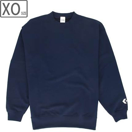 CONVERSE コンバース 【メンズ】クルーネック スウェットシャツ 【ネイビー】【XOサイズ】CB141201-2900