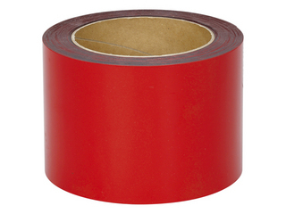MagX/マグエックス マグネットロール 赤ツヤ 100mm幅10m巻 MSGR-08-100-10-R ツヤ有りタイプ（幅100mm）の通販は 6,369円