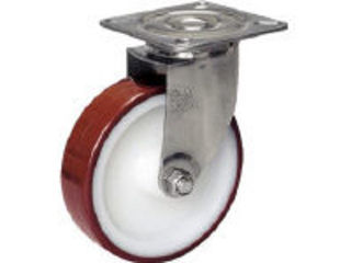 SISIKU/シシクアドクライス ステンレスキャスター ウレタン車輪付自在 SUNJ-200-POTH