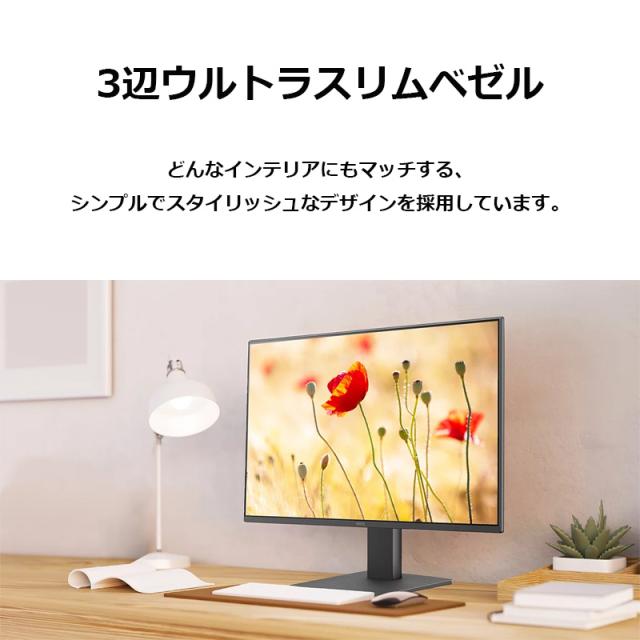 BenQ ベンキュー IPSパネル採用 フルHD対応23.8型ワイド液晶ディスプレイ アイケア 3年保証 GW2491 ブラック_4