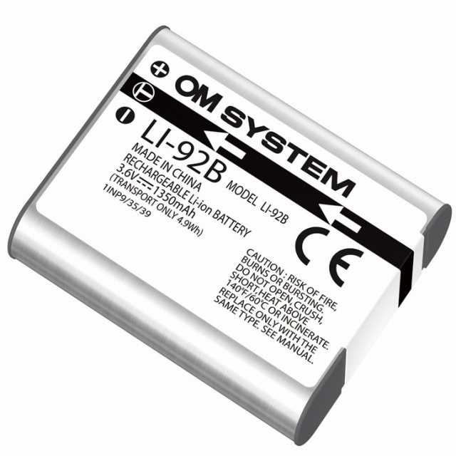 OM SYSTEM オーエムシステム LI-92B リチウムイオン充電池の通販は