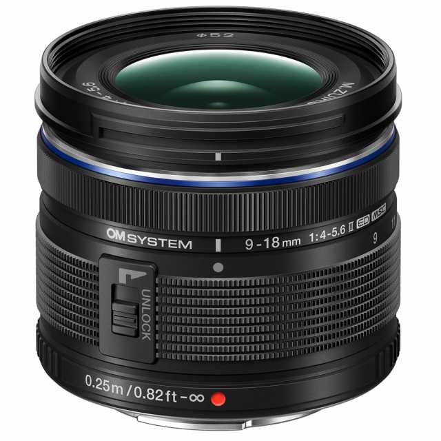 OM SYSTEM オーエムシステム M.ZUIKO DIGITALED 9-18mm F4.0-5.6 II 超広角ズームレンズ