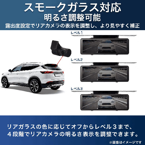 KEIYO 慶洋エンジニアリング 後方専用ミラー型ドライブレコーダー AN-R126_2