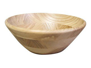 La Luz ラ・ルース ホワイトアッシュ サラダボール 縁丸タイプ 130031 φ200mm