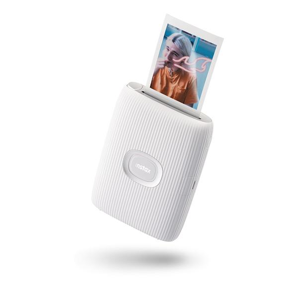 FUJIFILM フジフイルム スマートフォン用プリンター チェキ INSTAX MINI Link 2 クレイホワイト INS MINI LINK2 C WHI