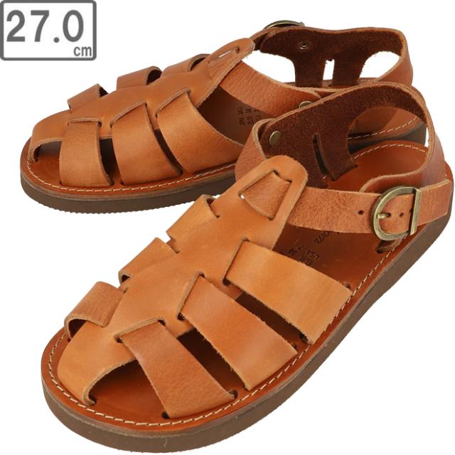 organichandloom オーガニックハンドルーム 【ユニセックス】グルカ GURKHA 【ブラウン】【27.0cm】OH002200 日本製 本革 サンダルの通販は 9,994円