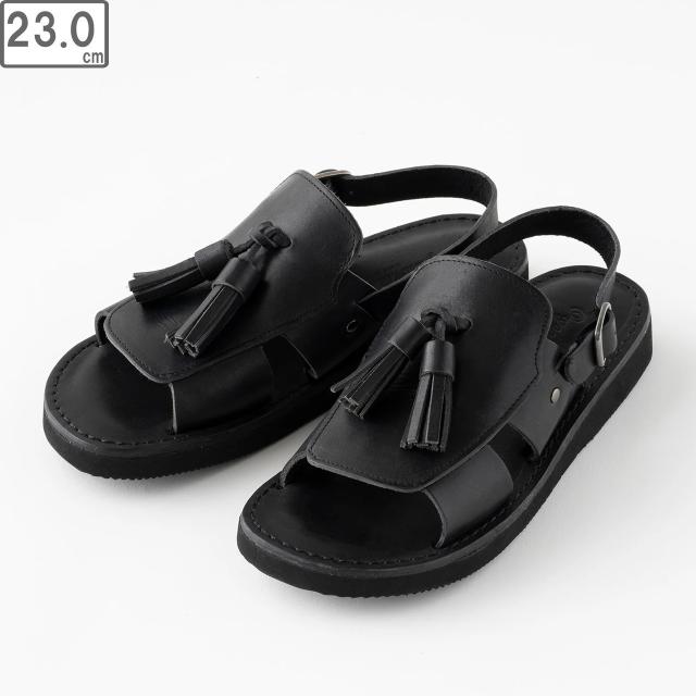 organichandloom オーガニックハンドルーム 【ユニセックス】ランベス 【ブラック】【23cm】 OH022009 タッセルサンダル