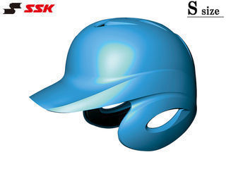 SSK エスエスケイ 【メンズ・ユニセックス】ソフトボール打者用両耳付きヘルメット【ブルー】【S】H6500