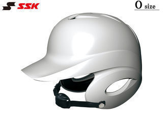 SSK エスエスケイ 【ジュニア】少年硬式打者用両耳付きヘルメット【ホワイト】【O】H5500