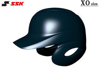SSK エスエスケイ 【メンズ・ユニセックス】軟式打者用両耳付きヘルメット【ネイビー】【XO】H2500